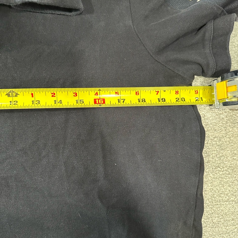 Armani Exchange Men's Dark Polo with Bold Branding - Picture 4 of 5
